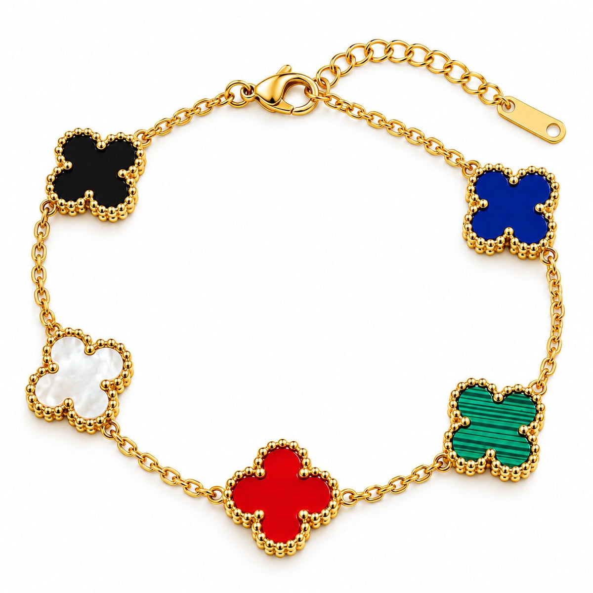 Clover Wraparound Bracelet (Multicolor)